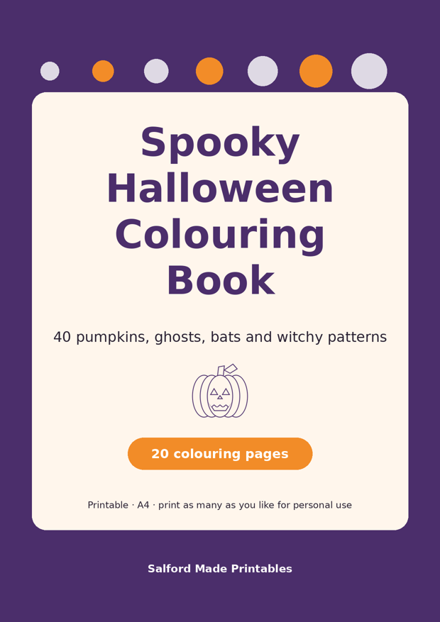 Spooky Halloween Colouring Book PDF