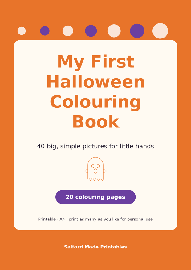 My First Halloween Colouring Book PDF