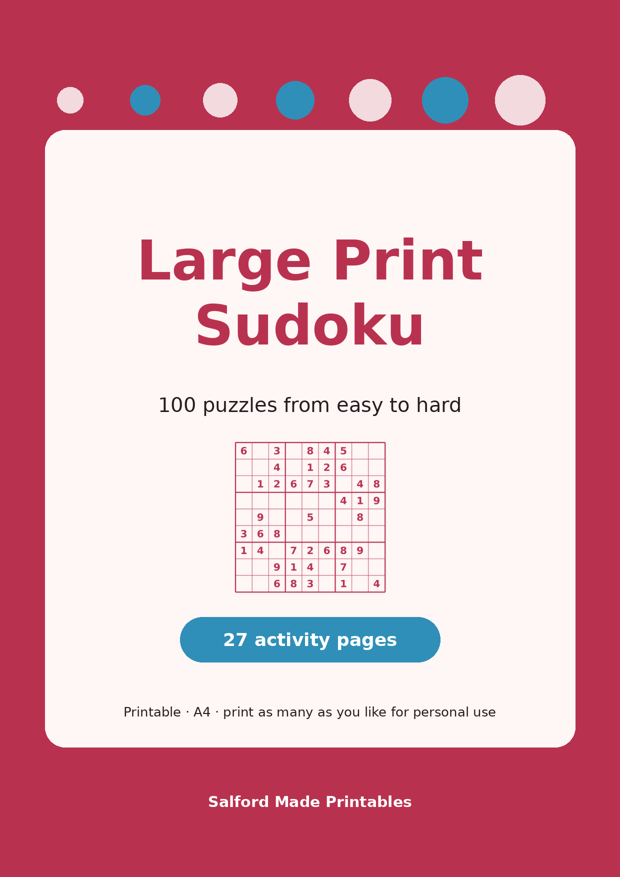 Large Print Sudoku PDF