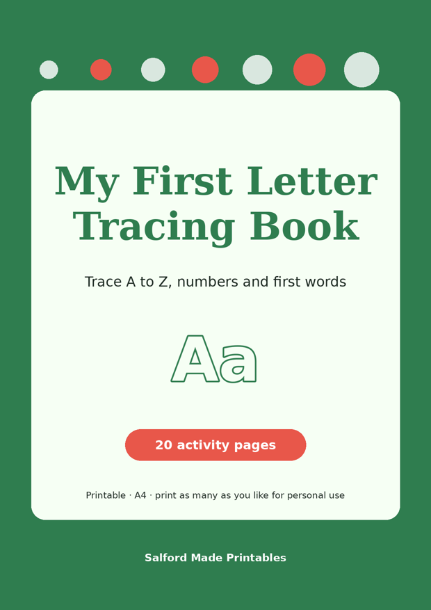 My First Letter Tracing Book PDF