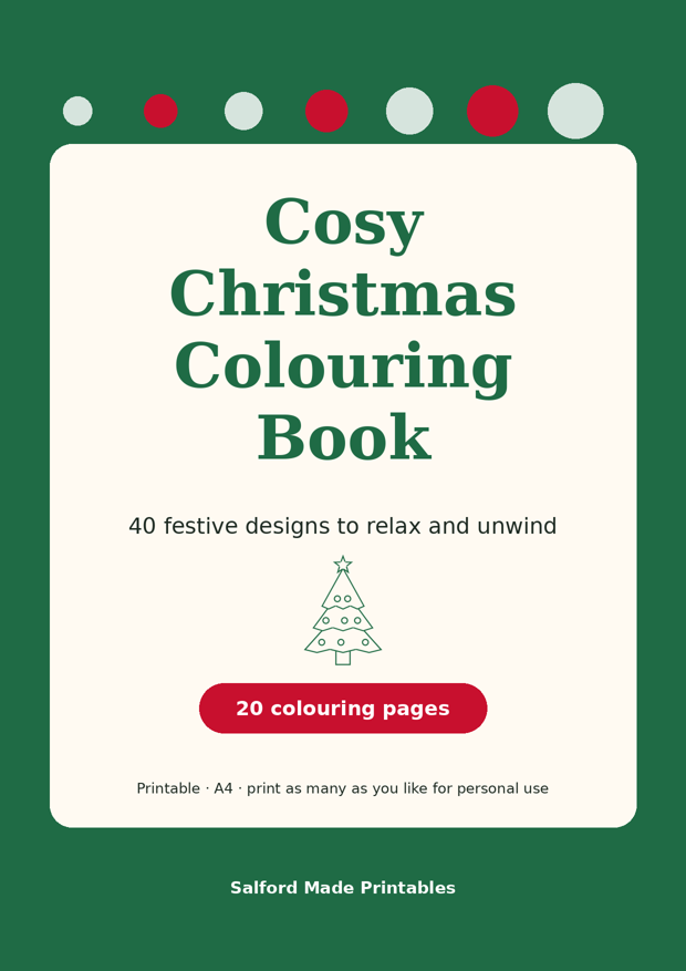 Cosy Christmas Colouring Book PDF
