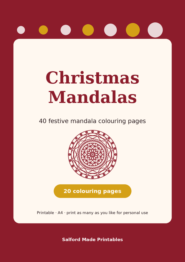 Christmas Mandalas PDF