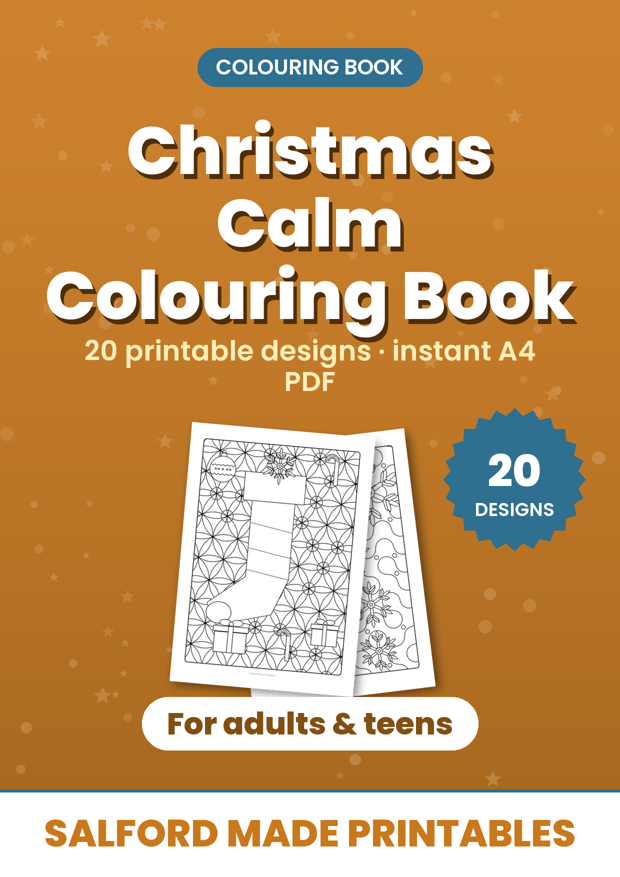 Christmas Calm Colouring Book PDF